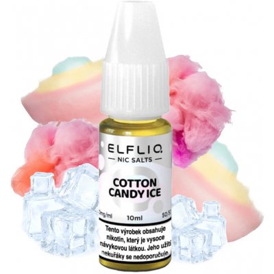 ELF LIQ Cotton Candy Ice 10 ml 20 mg – Zbozi.Blesk.cz