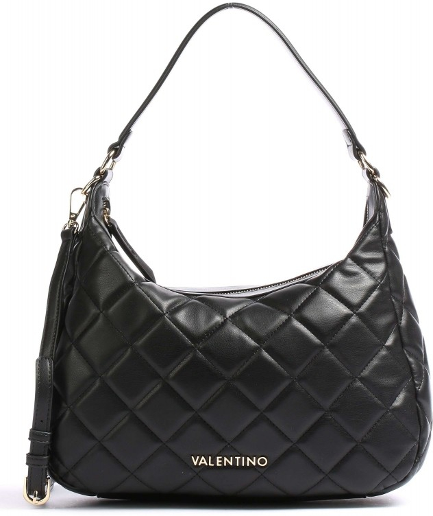 Valentino bags Ocarina large prošívaná kabelka černá