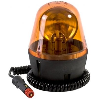 ACI H1 12/24 V výstražný maják oranžový s 3 metrovým kabelem zakončeným zástrčkou, magnetické upevně – Zboží Mobilmania