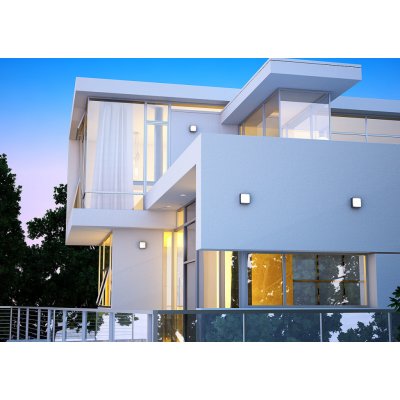 Rendl Red R11967 BONO přisazená antracitová 230V LED 4W IP54 3000K – Hledejceny.cz