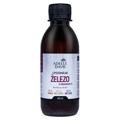 AdelleDavis Liposomální Železo + C 200 ml – Hledejceny.cz