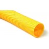 Tvarovka ACO Flex PVC DN80 - Drenážní trubka žlutá 50 m - bez perforace