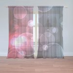 Sablio Záclony Bublinová abstrakce: 2ks 150x250cm – Hledejceny.cz