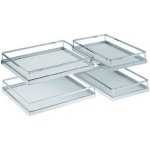 KESSEBÖHMER- MAGIC CORNER sada košů ARENA STYLE chrom/ bílá – Sleviste.cz