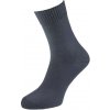 100% BAVLNĚNÉ ZDRAVOTNÍ ponožky HLADKÉ VÝHODNÉ BALENÍ 5 PÁRŮ šedá tmavá