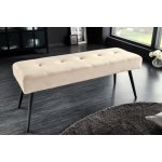 LuxD Bailey 100 cm šampaňský samet – Zboží Dáma