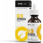 Vivo Life D3 + K2 komplex veganské kapky 50 ml – Hledejceny.cz