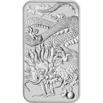 Perth Mint Stříbrná mince Dragon Rectangular Obdélník 1 Oz