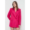 Dámské sako Luisa Spagnoli VELINA Plátěná bunda růžová hladká 540685