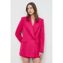 Luisa Spagnoli VELINA Plátěná bunda růžová hladká 540685