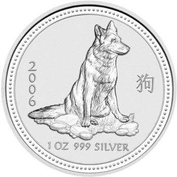 Perth Mint Stříbrná mince Rok Psa 1 kg Lunar I 1000 g