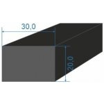 0596203 Pryžový profil 20x30mm, EPDM 70°Sh obdélníkový – Sleviste.cz
