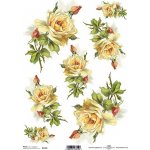 Itd. Collection Rýžový papír Žluté růže A4 – Sleviste.cz
