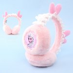 Disney Dětské plyšové klapky Frozen růžové s oušky – Sleviste.cz