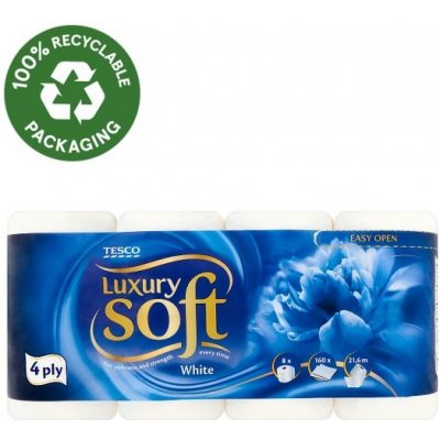 Tesco Soft Luxury White 8 ks – Zboží Mobilmania