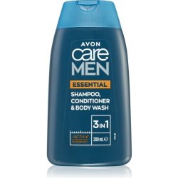 Avon Care Men Essential sprchový gel 3v1 200 ml