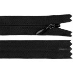 Spirálový zip skrytý YKK No 4 délka 40 cm, střední, 580 černá – Hledejceny.cz