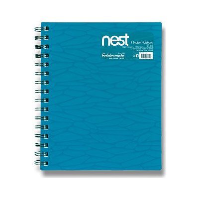 Foldermate Nest A5 spirálový blok modrá 120 listů