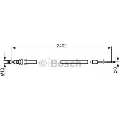 BOSCH Tazne lanko, parkovaci brzda 1 987 482 276