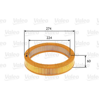 Vzduchový filtr VALEO 585619 – Hledejceny.cz