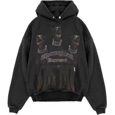 Represent Thoroughbred Oversized Hoodie Vintage Black – Zboží Dáma