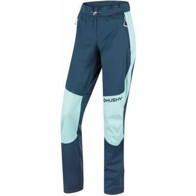 Husky Kala dámské softshellové kalhoty mint/turquoise – Zboží Dáma
