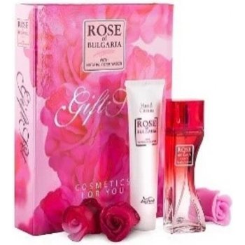 Rose of Bulgaria EDP 50 ml + krém na ruce s růžovou vodou 75 ml + mýdlo ve tvaru růže 3 x 30 g dárková sada