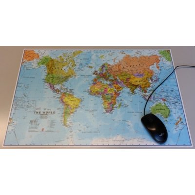 Maps International Svět - pěnová podložka na stůl 63 x 42 cm – Zbozi.Blesk.cz