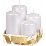 Ceramicus adventní STUPŇOVITÉ 4x6/7/8/9cm 4ks – Zboží Dáma