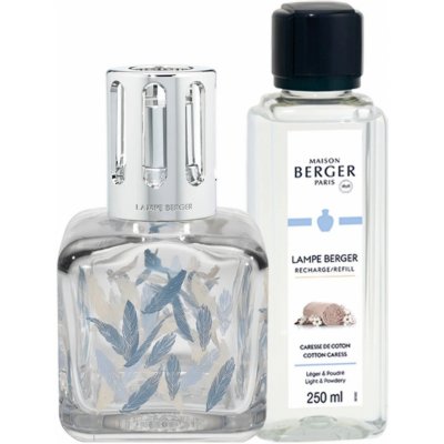 Maison Berger Paris Katalytická lampa Glacon modrá pírka + Bavlněná péče 250 ml – Zboží Dáma