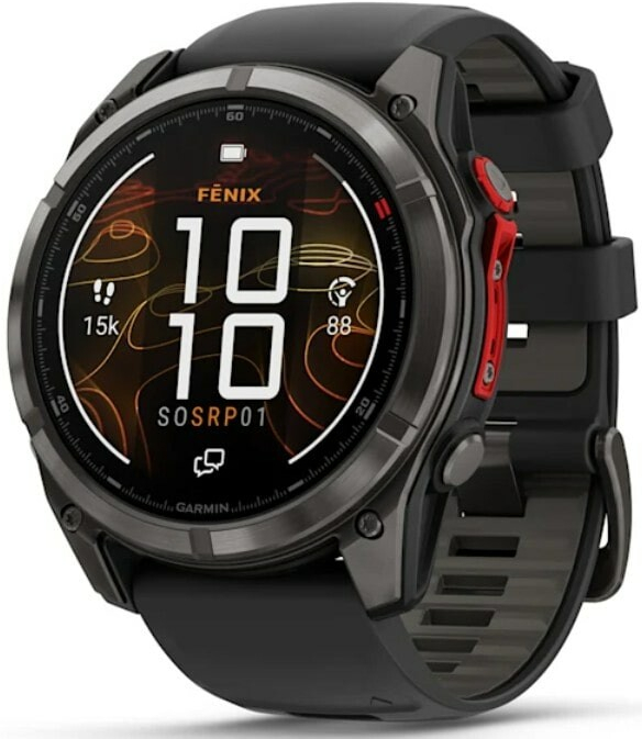 Garmin Fenix 8 PRO 51 mm, MicroLED, Sapphire, Black/Grey 010-03380-01