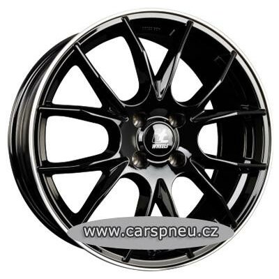ITWHEELS Kira 6,5x16 5x100 ET48 black gloss polished – Sleviste.cz