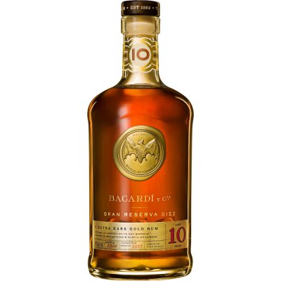 Bacardi Gran Reserva Diez Extra Rare Gold Rum 10y 40% 0,7 l (holá láhev)