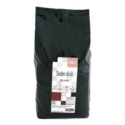 Káva.cz Sedm divů zrnková 1 kg – Hledejceny.cz