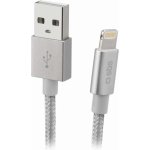 SBS TECABLEUSBIP589BS USB/Lightning, 1m, stříbrný – Zboží Mobilmania