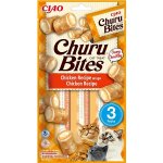 Churu Cat Bites Chicken wraps&Chicken Purée 3 x 10 g – Hledejceny.cz