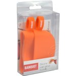 Banquet Silikonová chňapka na hrnec 2 ks 12,2 x 6,4 x 2,4 cm CULINARIA orange – Zboží Dáma