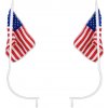 Vlajka FOSCO Vlajka USA s úchyty na SPZ pár