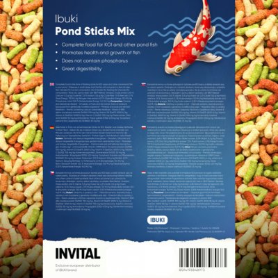 Ibuki Pond Sticks Mix 10 l, 800 g – Hledejceny.cz