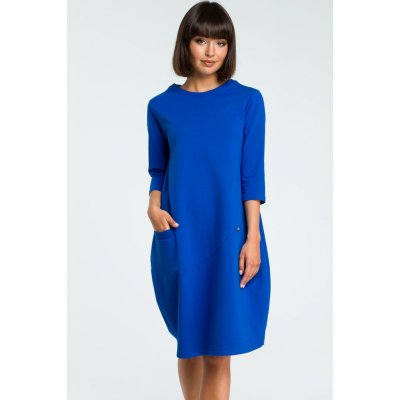 BeWear šaty B083 modrá – Zboží Mobilmania