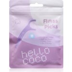 Hello Coco Floss Picks nit v držáku 30 ks – Sleviste.cz