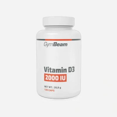 GymBeam Vitamín D3 2000 IU 6 x 60 tablet – Hledejceny.cz