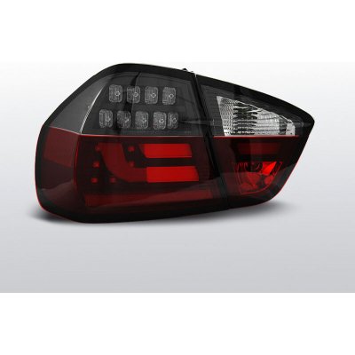 TUNING-TEC, Zadní světla diodové, BMW E90, 2005-2008, ČERVENÁ BÍLÝ ČERNÁ LED BAR – Hledejceny.cz