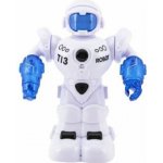 Teddies robot jezdící plast 26cm EN mluvící na baterie se světlem se zvukem v krabici 22x28x11cm – Hledejceny.cz