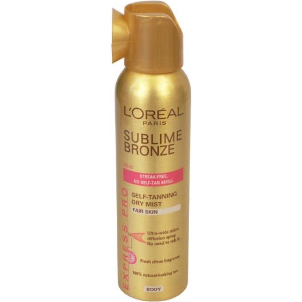 L'Oréal Sublime Bronze samoopalovací spray na tělo (Self Tanning Dry Mist)  150 ml od 296 Kč - Heureka.cz