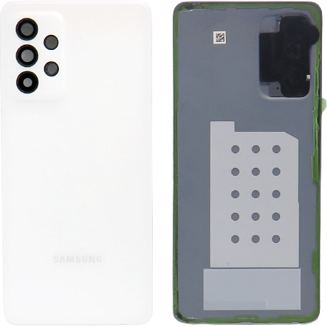 Kryt Samsung Galaxy Galaxy A52 4G SM-A525F, A52 5G SM-A526B, A52s 5G SM-A528B zadní + fotoaparátu bílý
