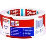 Tesa páska výstražná samolepící pvc 33 m x 50 mm červeno-bílá 60760 – Zboží Dáma
