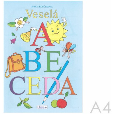 Omalovánka A4 Litera Veselá abeceda – Zboží Mobilmania