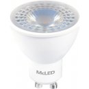 McLED LED žárovka GU10 4,9W 60W teplá bílá 2700K , reflektor 38°