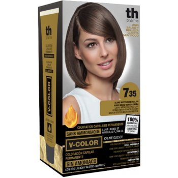 TH Pharma Barva na vlasy V-color středně zlatavá mahagon blond 7.35